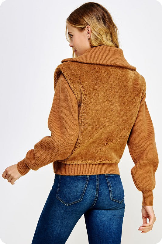 Amy Teddy Knit Jacket