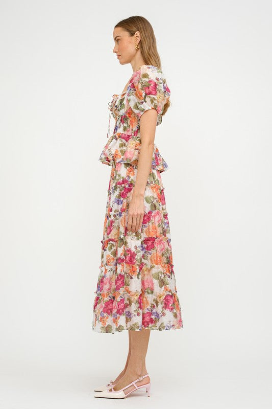 Nora Floral CORSET BLOUSE