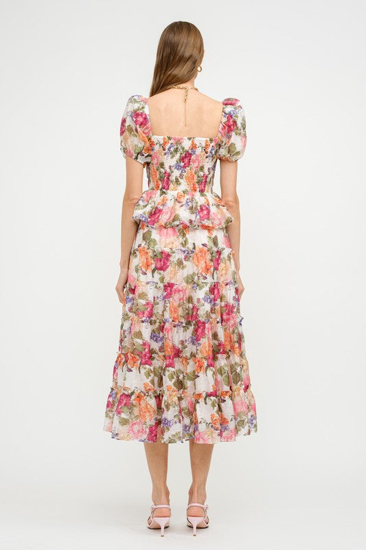 Nora Floral CORSET BLOUSE