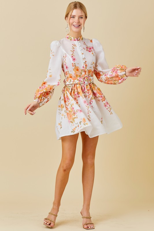 Amy Floral Print Dress