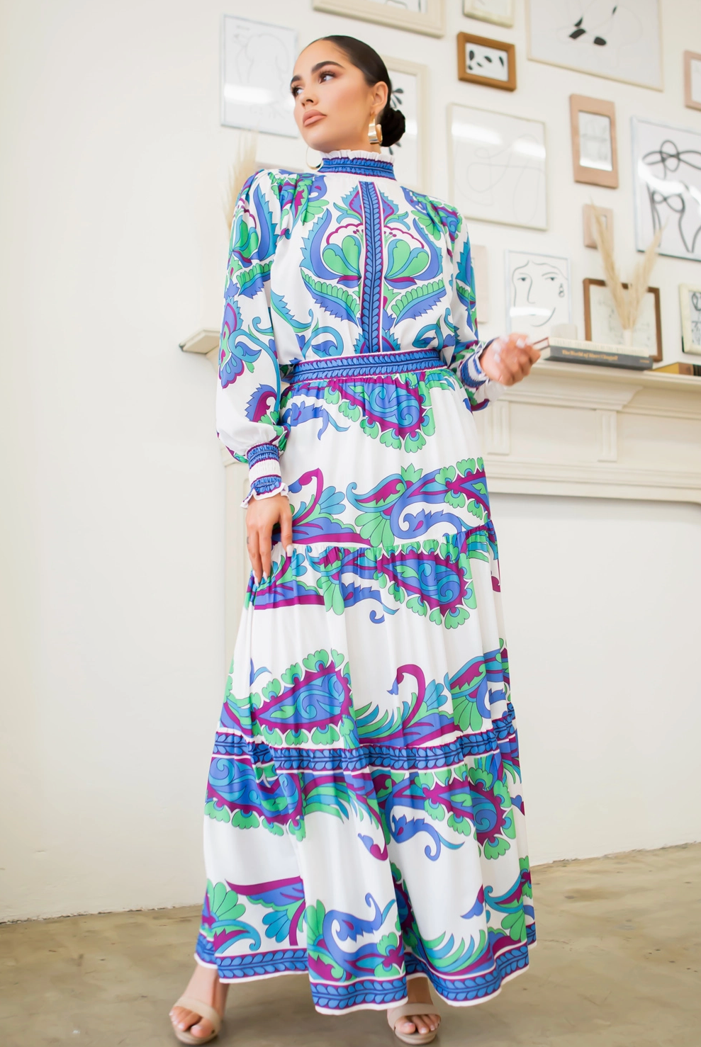 Hanna Blouse and Maxi Skirt Set Hanna Blouse and Maxi Skirt Set