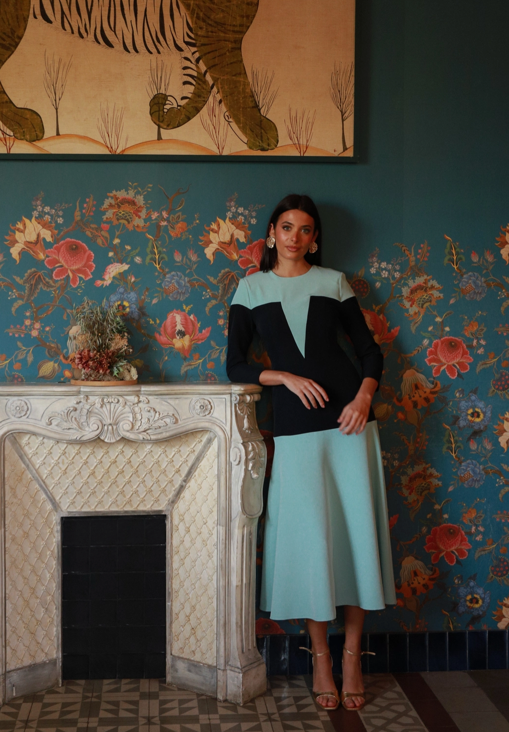 Sarab Candy Bicolor Dress