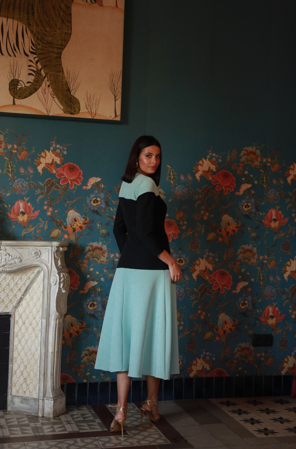 Sarab Candy Bicolor Dress