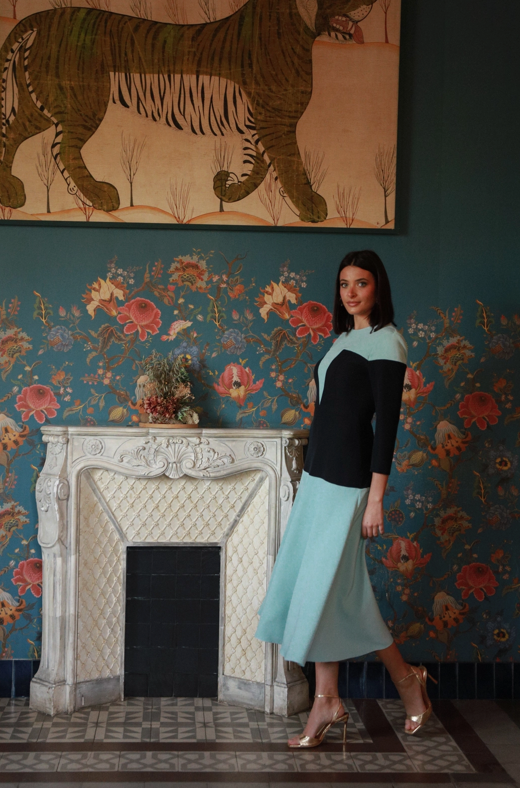 Sarab Candy Bicolor Dress